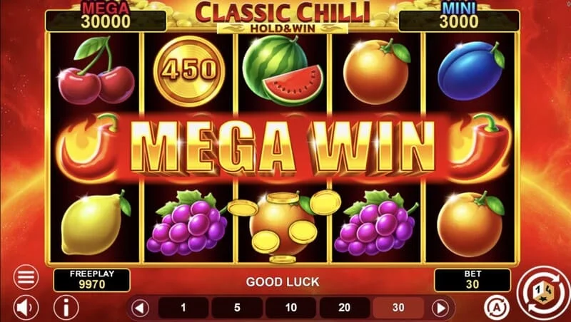 Classic Chilli Hold & Win - tổ hợp thắng theo 243 cách
